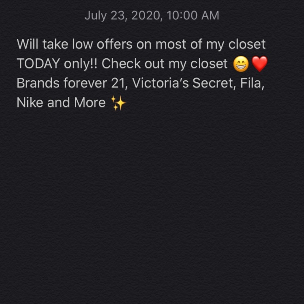Will take lowoffers on most of my closetTODAY ONLY